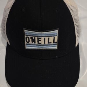 O'Neill Black and Cream Mesh Cap